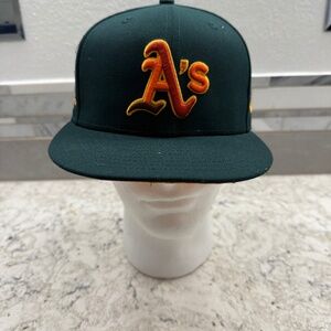 New Era 59FIFTY Oakland Athletics Green /Orange Battle of the bay